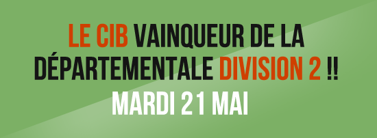 Interclub D2 : CIB vainqueur !